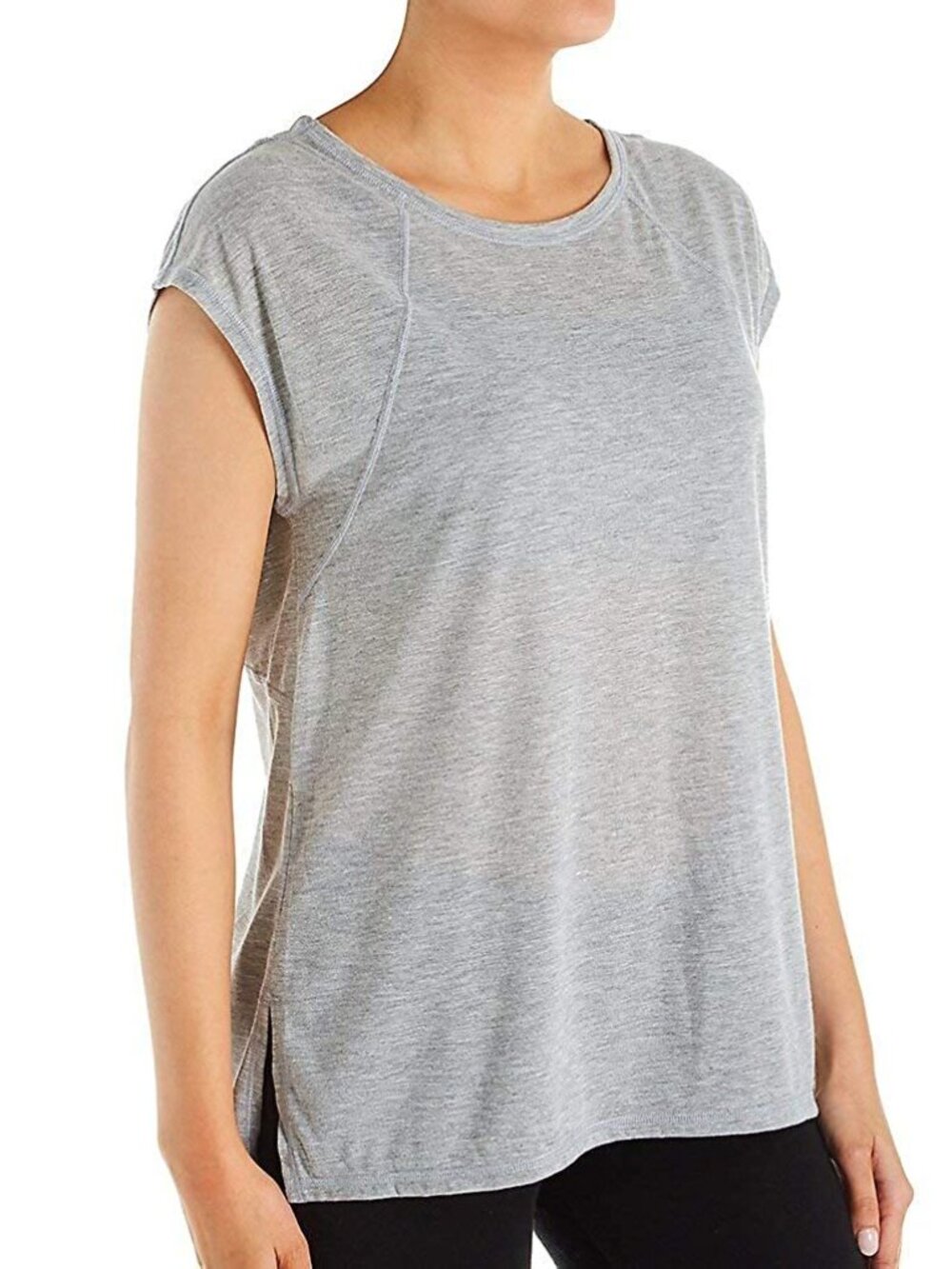 Calvin Klein Womens Cap Sleeve Crisscross Back Top